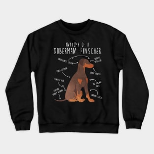 Doberman Anatomy Crewneck Sweatshirt